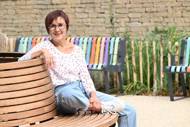 Pierrette Fournier de l'association Courbevoie gym rythmique