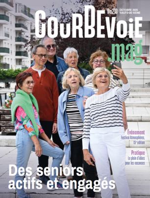 La couverture du courbevoie mag d'octobre