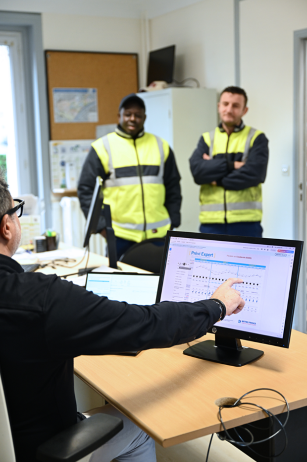 Au service voirie, avec le logiciel professionnel de Meteo France