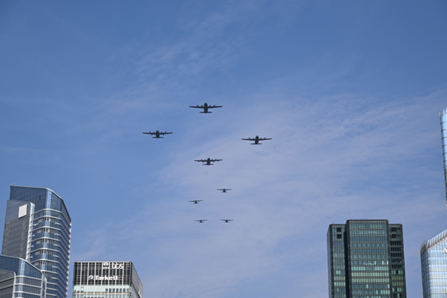 le défilé aérien du 14 juillet