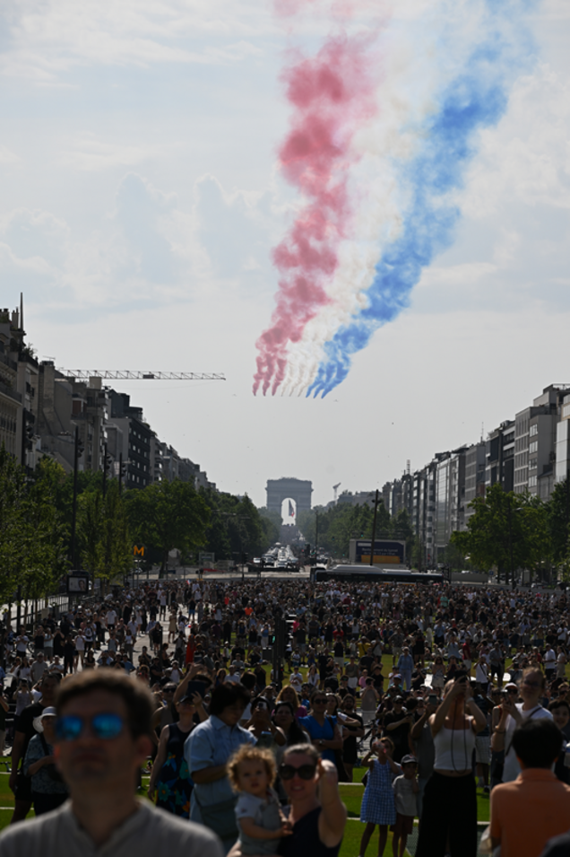 le défilé aérien du 14 juillet