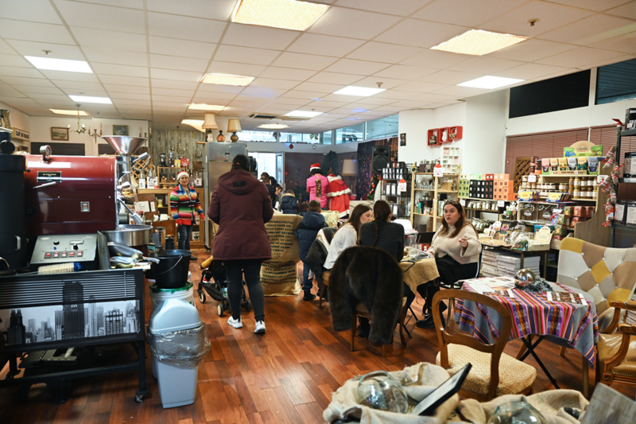 Au sein de la boutique Café de papa