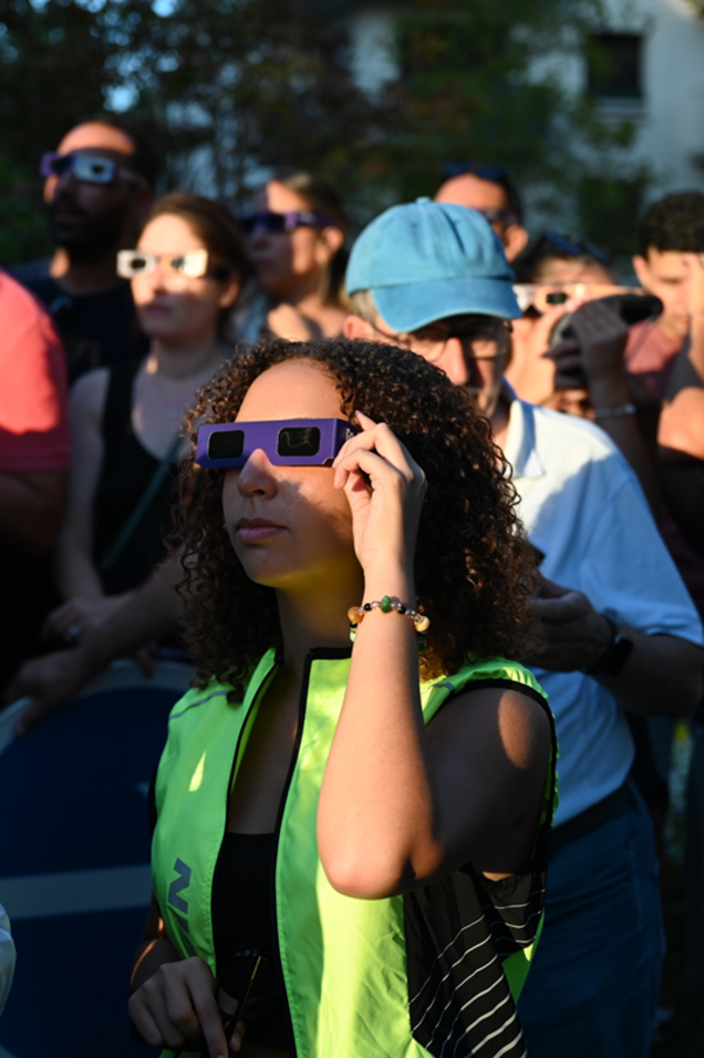 le soir de l'éclipse solaire 