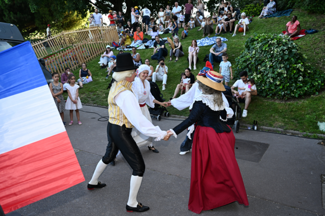 La Fête nationale, l'édition 2025, la fête au parc de Bécon