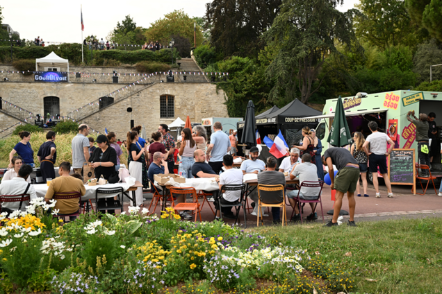le banquet républicain du 13 juillet au parc de Bécon