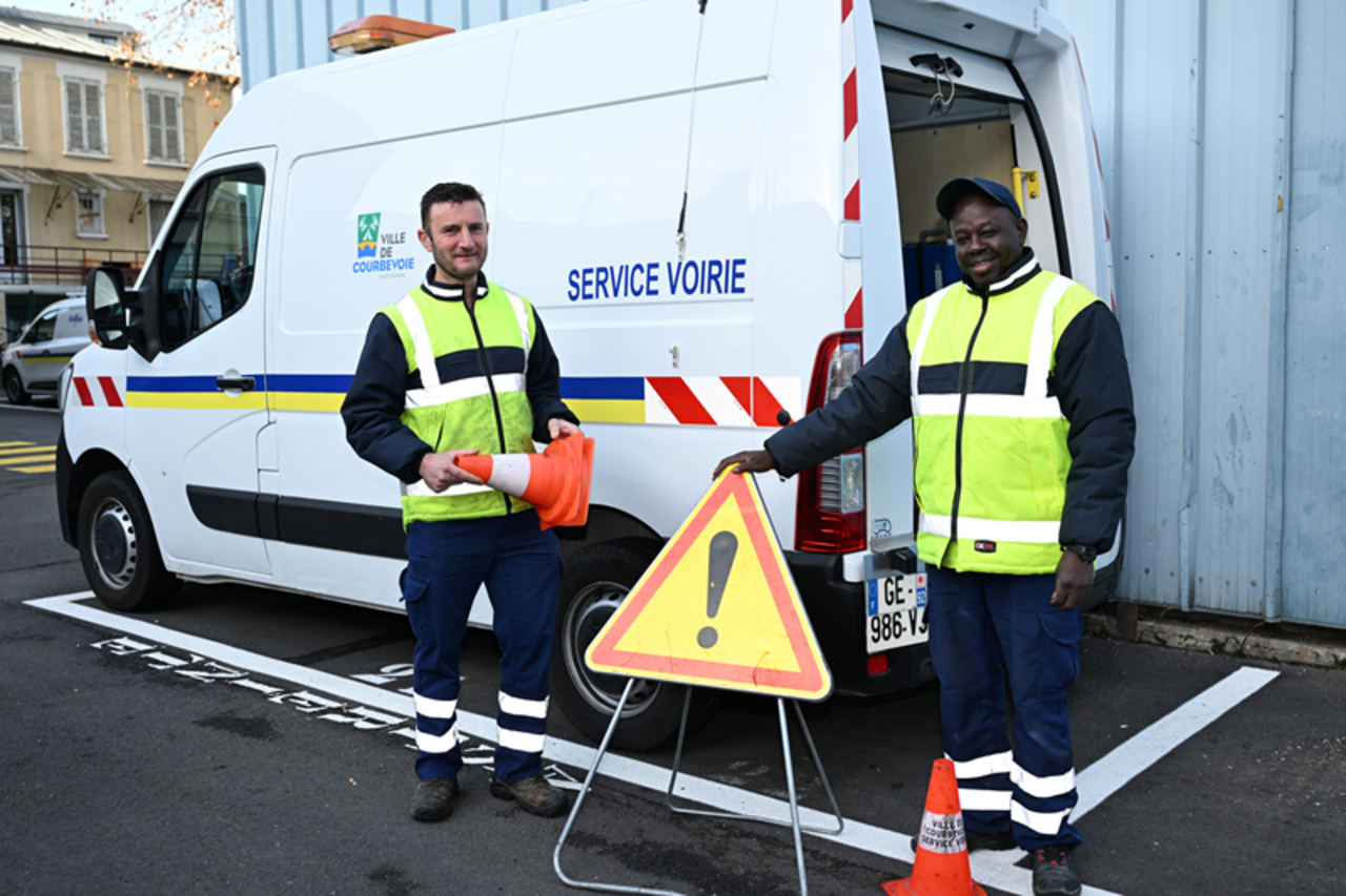 Les agents du service voirie