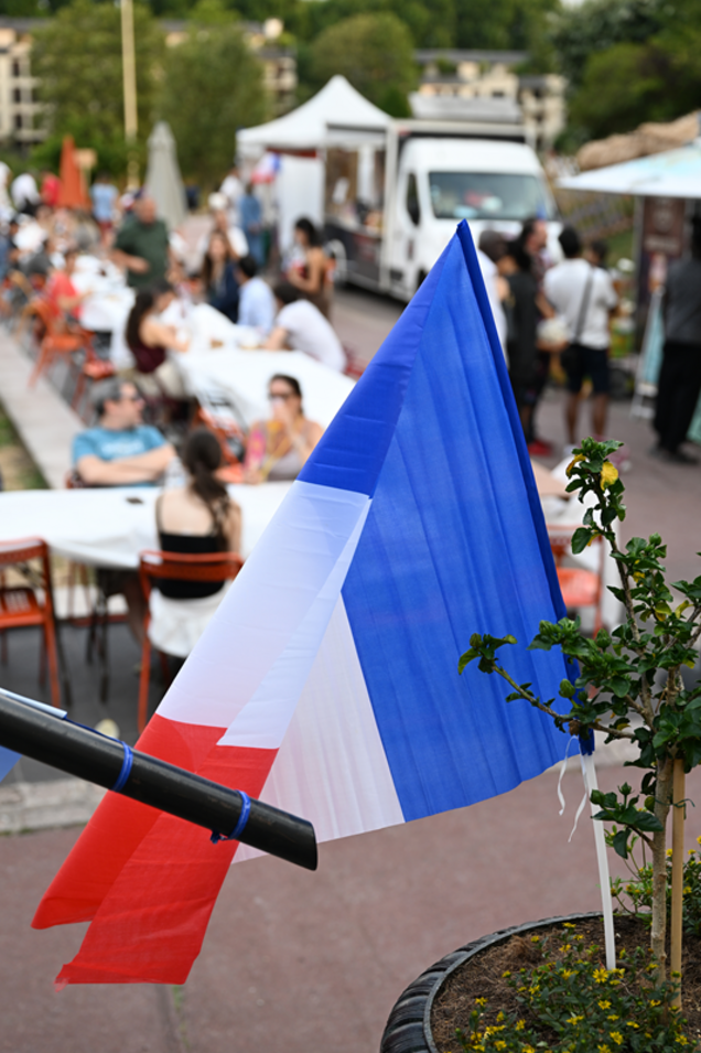 le banquet républicain du 13 juillet au parc de Bécon
